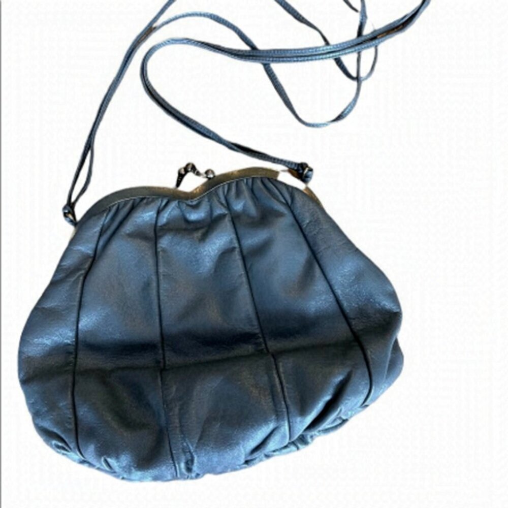 VINTAGE dark gray purse